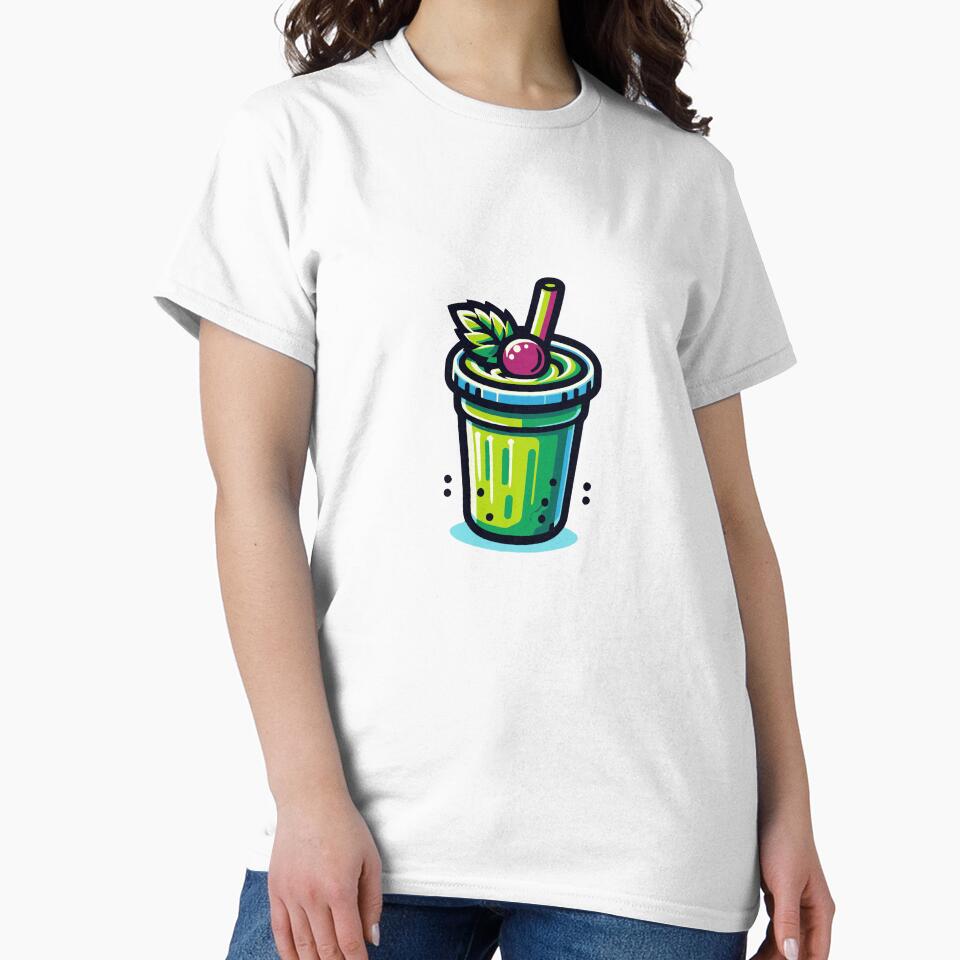 Matcha Bubble Tea by LifmusGoDesigns