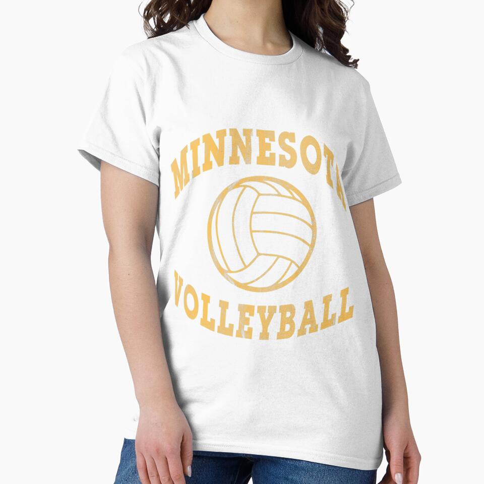 Minnesota Volleyball Classic Vintage Distressed by teeminghearing4