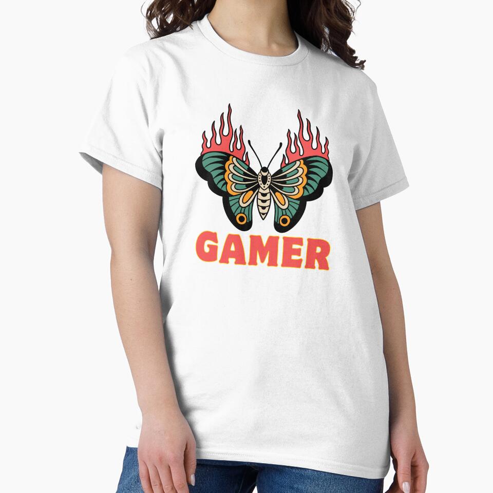 Butterfly Gamer – Cute Gaming Aesthetic by Rasheedaholik