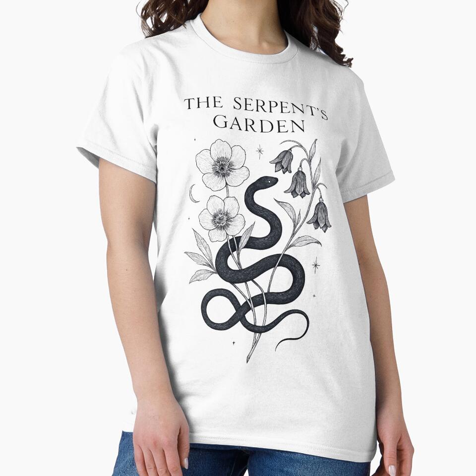 The Serpent's Garden - Gothic Botanical Illustration by Keith & Sandra Barkevich