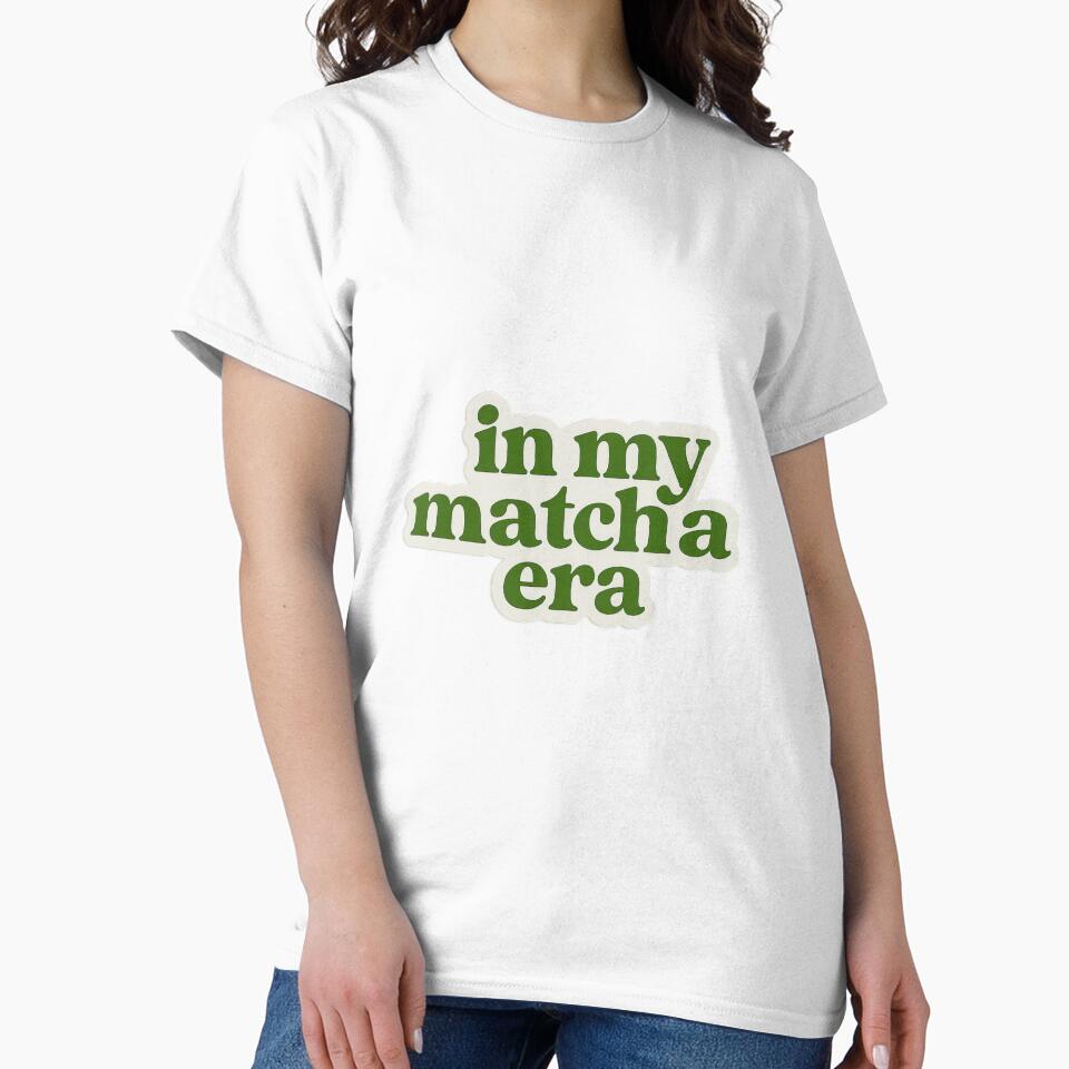In My Matcha Era Sticker – Trendy Green Tea Aesthetic Quote by Trendy Sticker & Merch Collection - Express Yourself