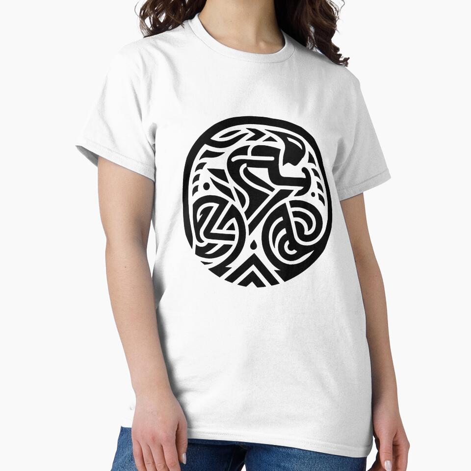 Black tribal cycling logo by RICAMTP