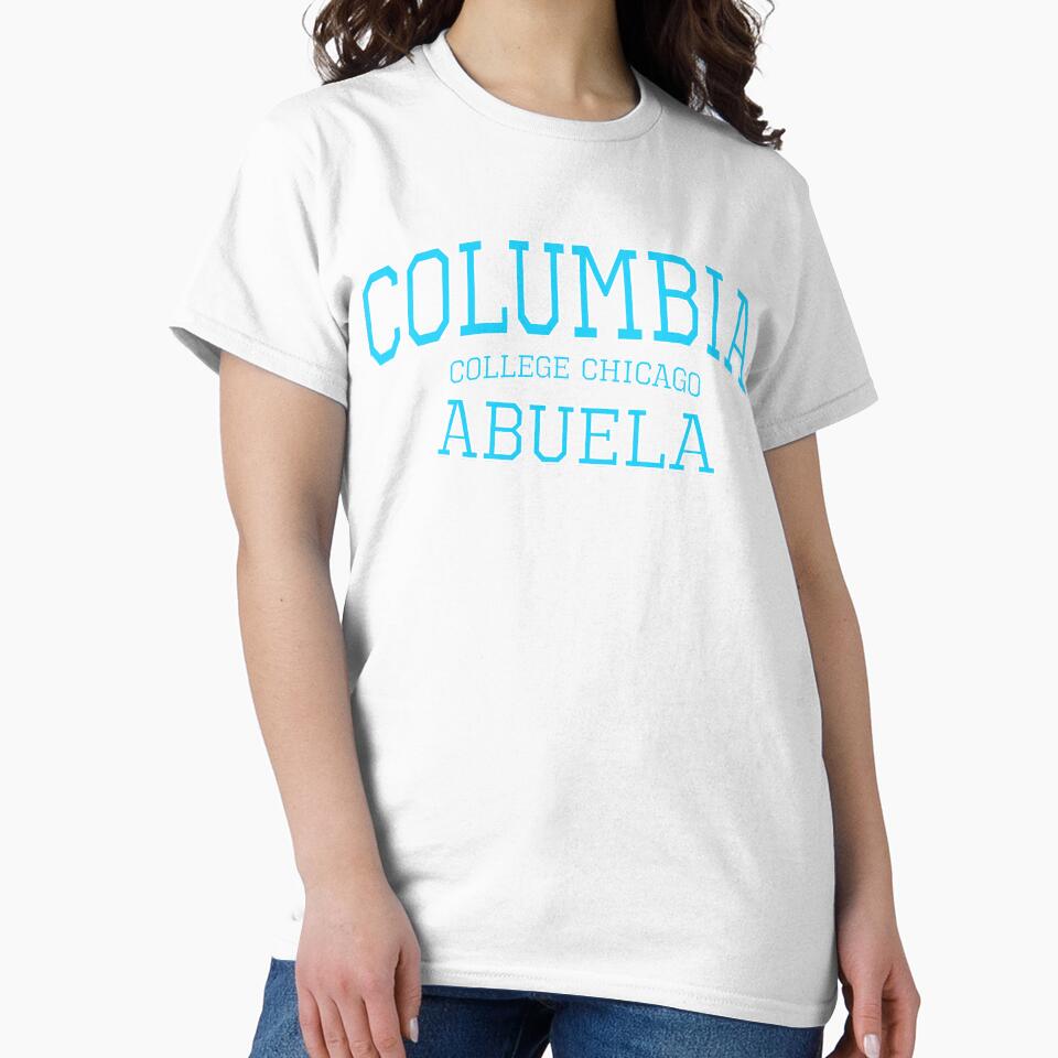 Columbia College Chicago Grandparent Abuela High Quality Print (Blue) by blomdel