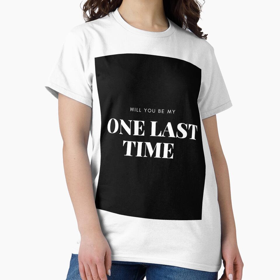 One Last Time – Minimalist Love Quote Typography Design by SivaAura