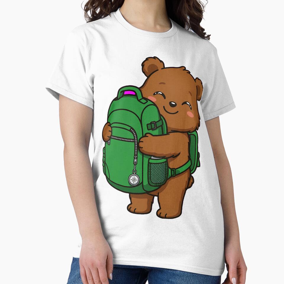 Bear Cub Camping Backpack by pumsquare