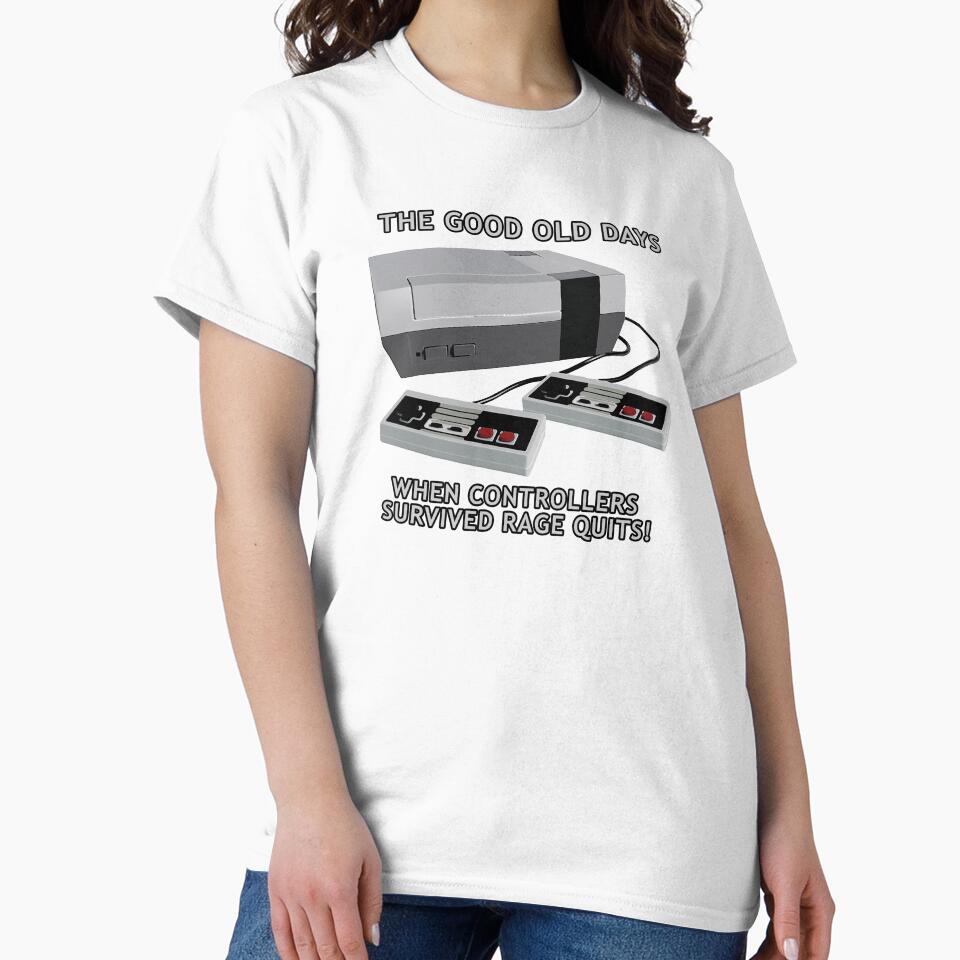Retro gaming "The Good Old Days When Controllers Survived Rage Quits!" by JDMTees