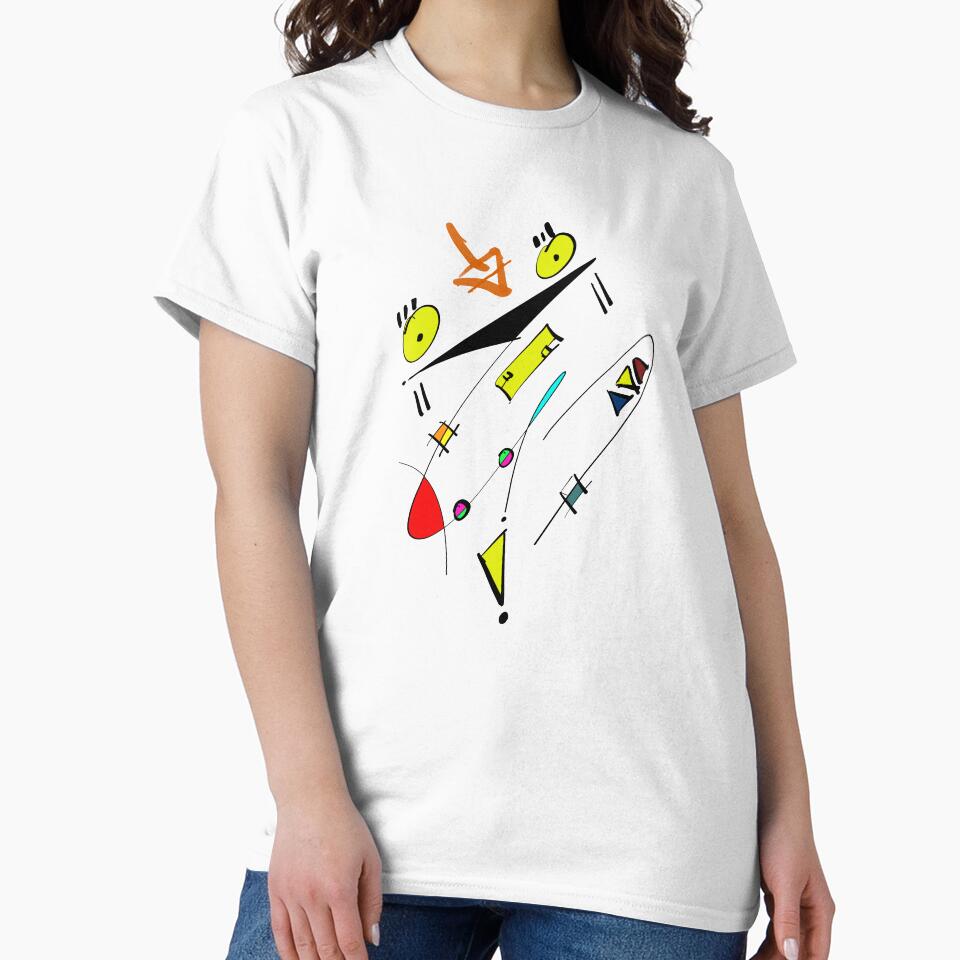 Chaotic Harmony Abstract Geometric Shapes by XDesignStudio
