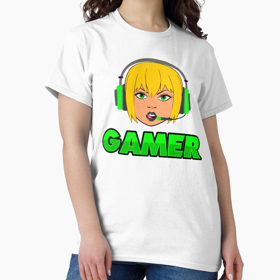 BLONDE GAMER GIRL by Chaos Apparel