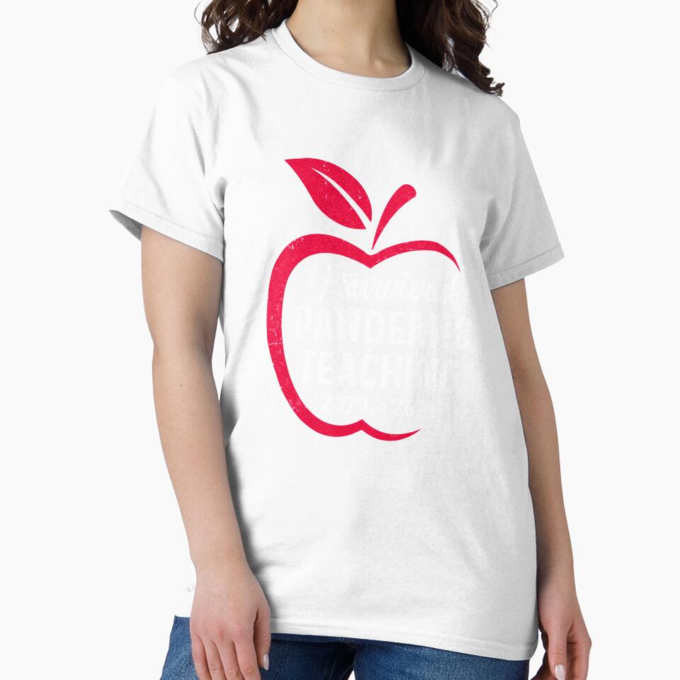I Survived Pandemic Teaching 2020 2021 Funny Teacher by TimothyCoxShop