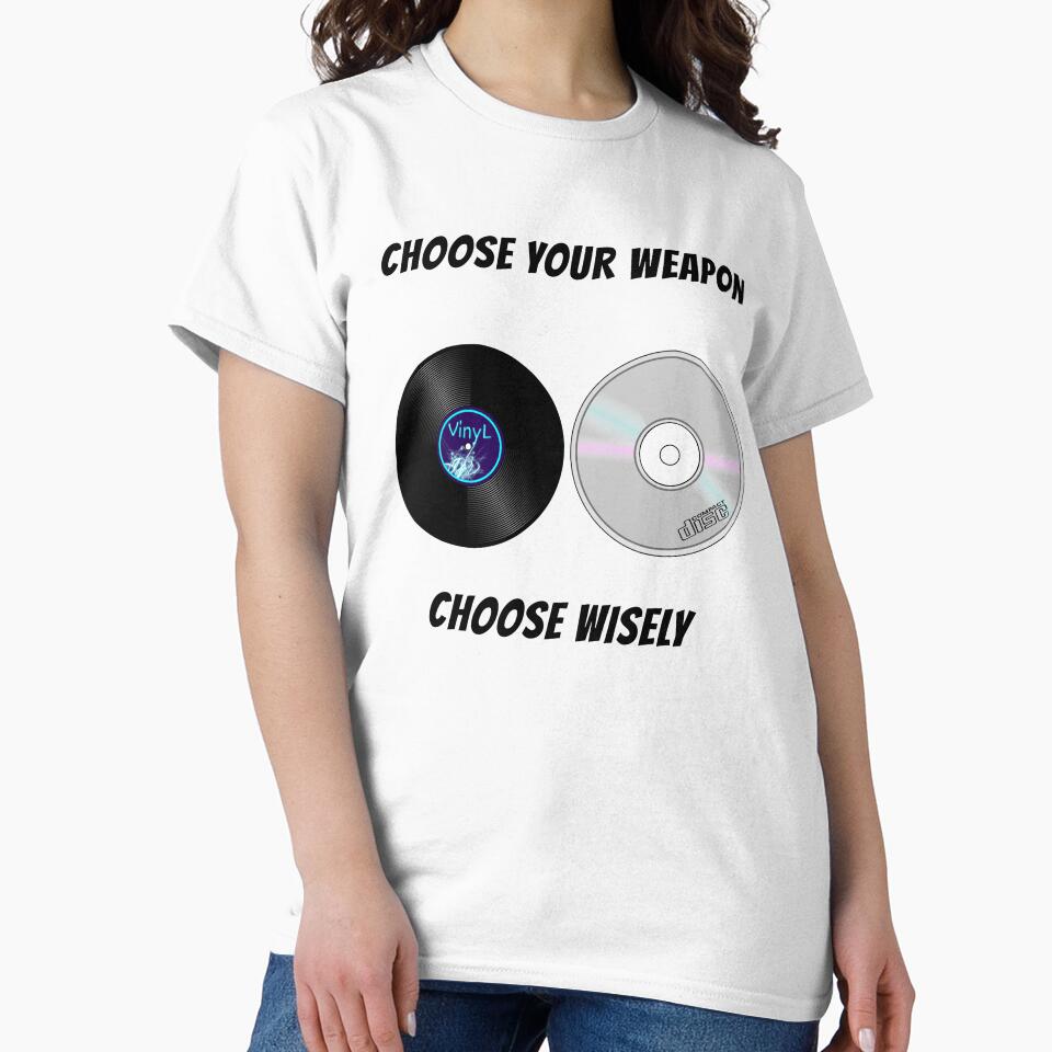 Choose Your Weapon Vinyl CD Retro Music Artwork by TeesByMark