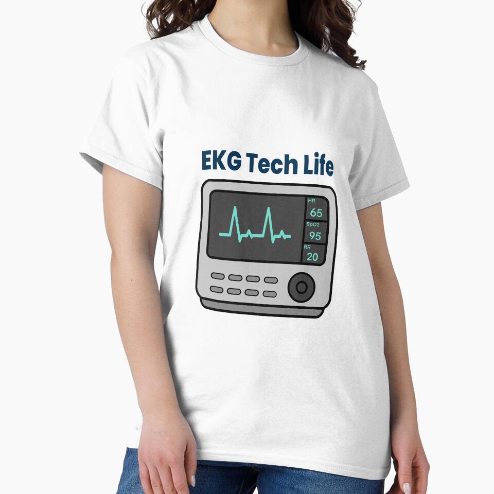 EKG Tech Life ECG Illustration – Cardio Tech Gift by Still Learning Days