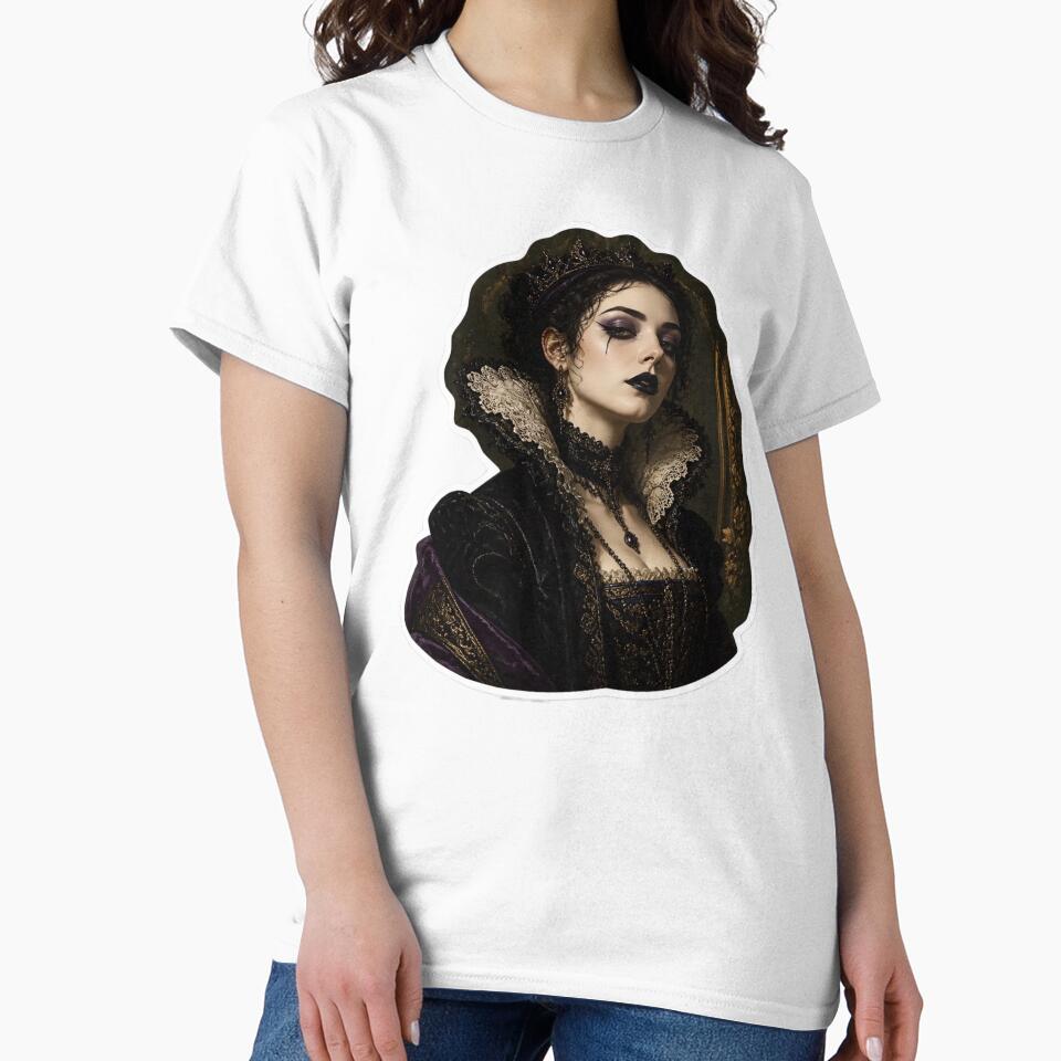 Goth Renaissance Portrait Classical Painting Dark Aesthetic by StickyGuys