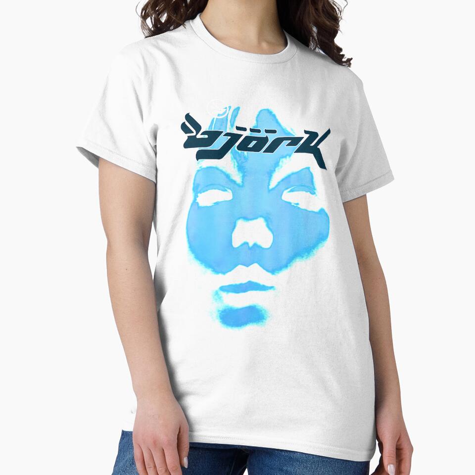 Bjork Homogenic Face Logo (Blue) by Vishwanath