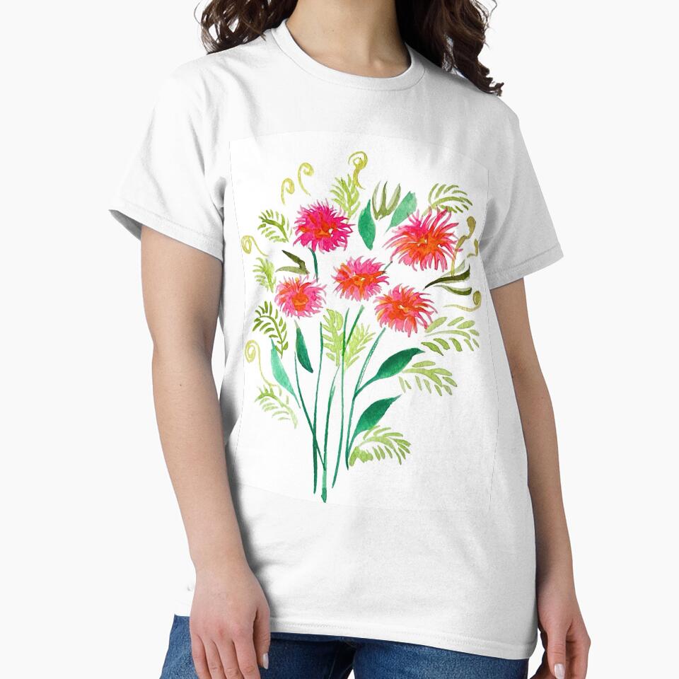 Wildflowers Watercolor Pattern by TinTinBloom