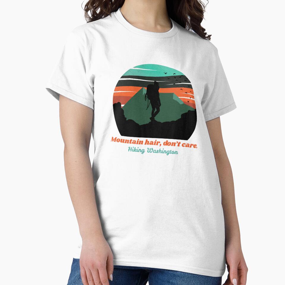 Mountain hair, don't care. Hiking Washington by Ink & Fabric