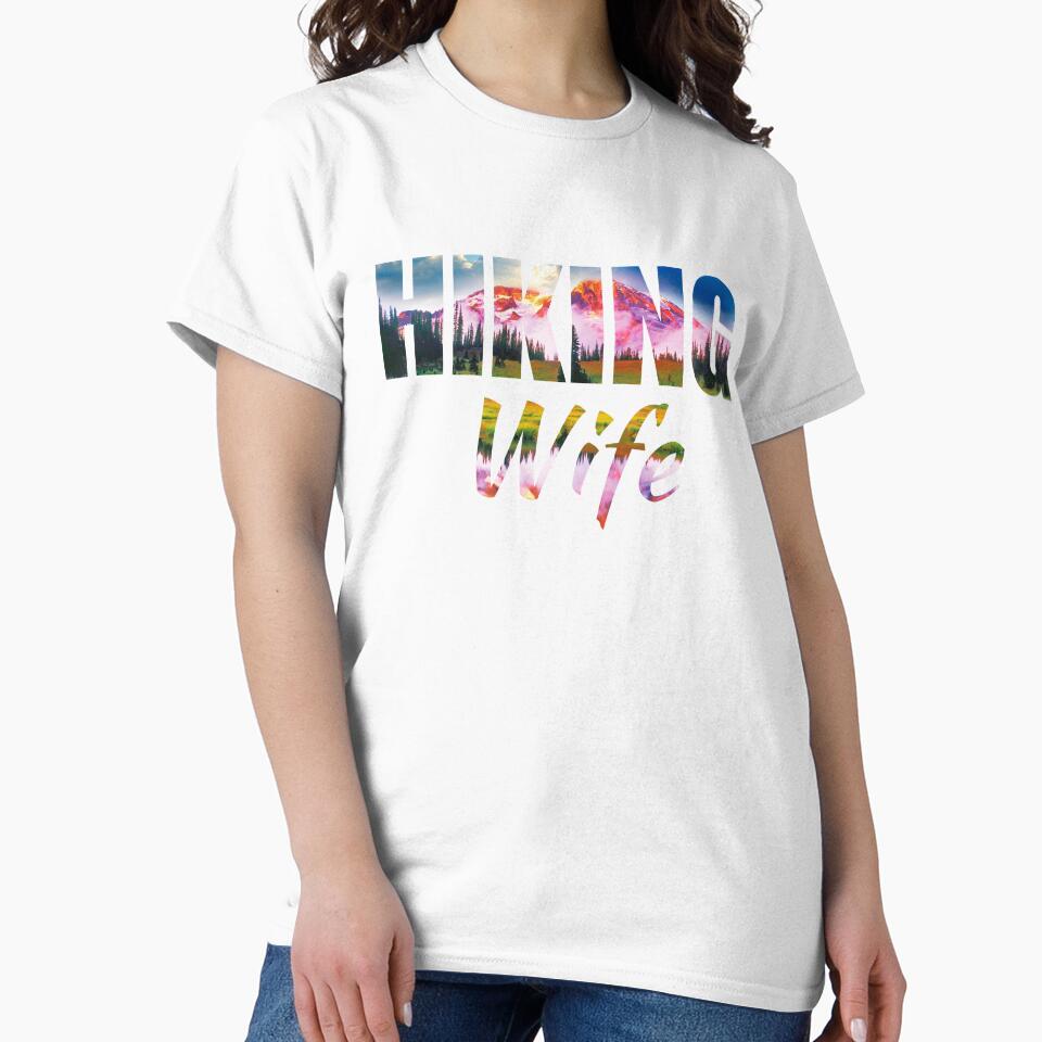 Hiking wife lady woman mom or mama, girls wanderlust squad, mother fan by NBSStore