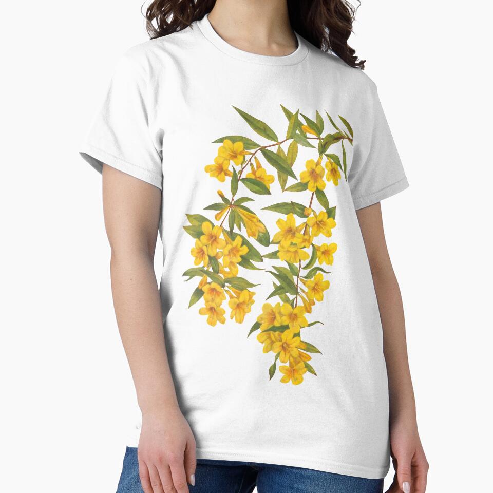 Yellow Wildflowers Botanical Print by Veriepear