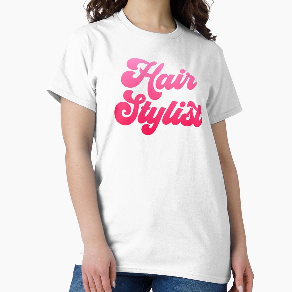 Groovy Hair Stylist - Hot Pink Gradient by NermilioDesigns