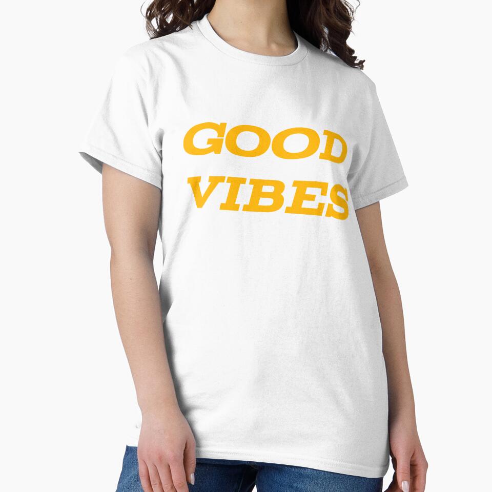 Good Vibes Distressed Vintage Grunge Typography by Everlastingxyz