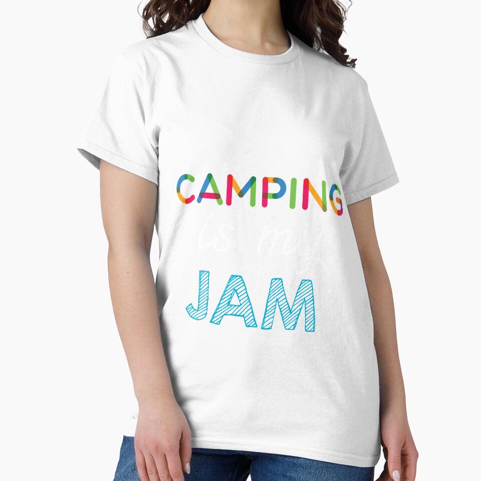 Camping is my Jam. Funny Camping Design by Custom365