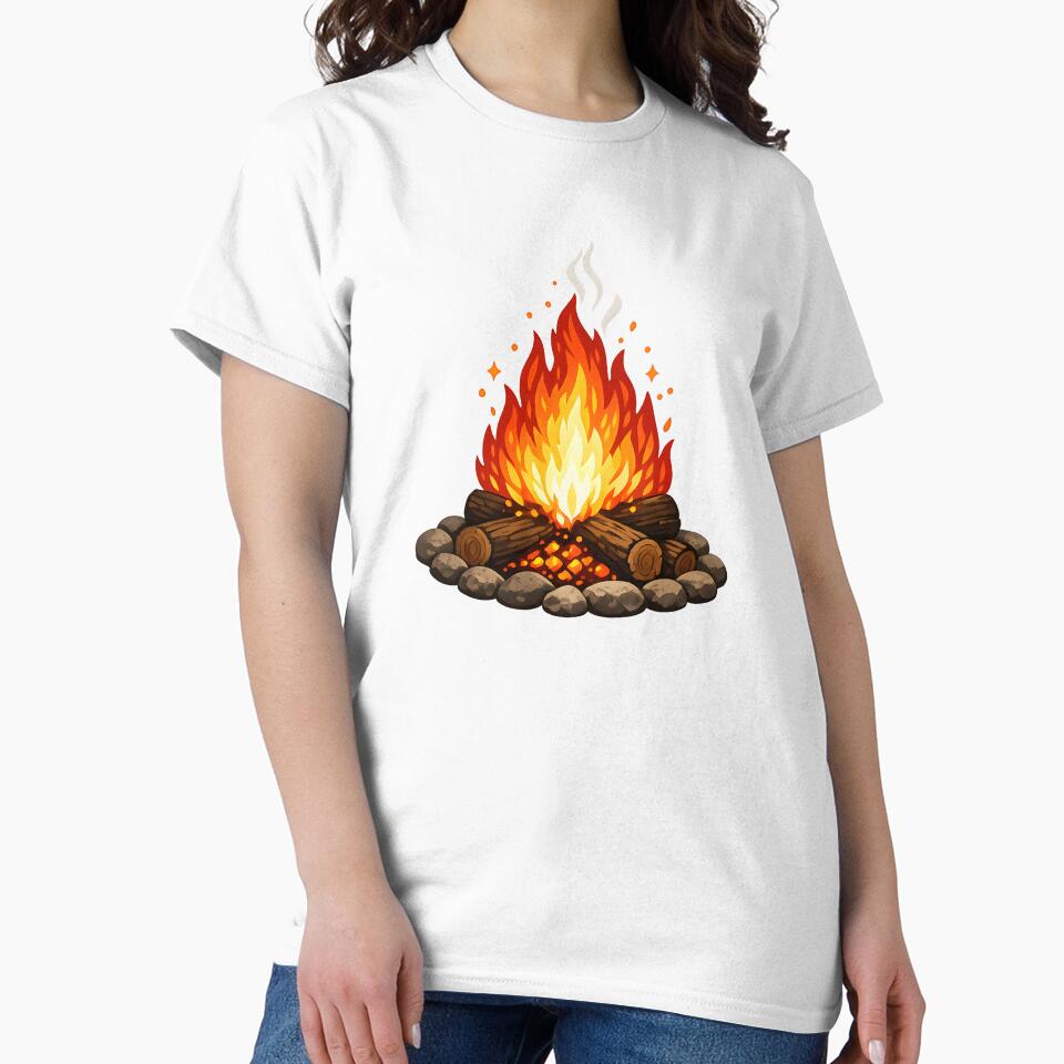Campfire Cozy Outdoor Adventure by Byte-shirt