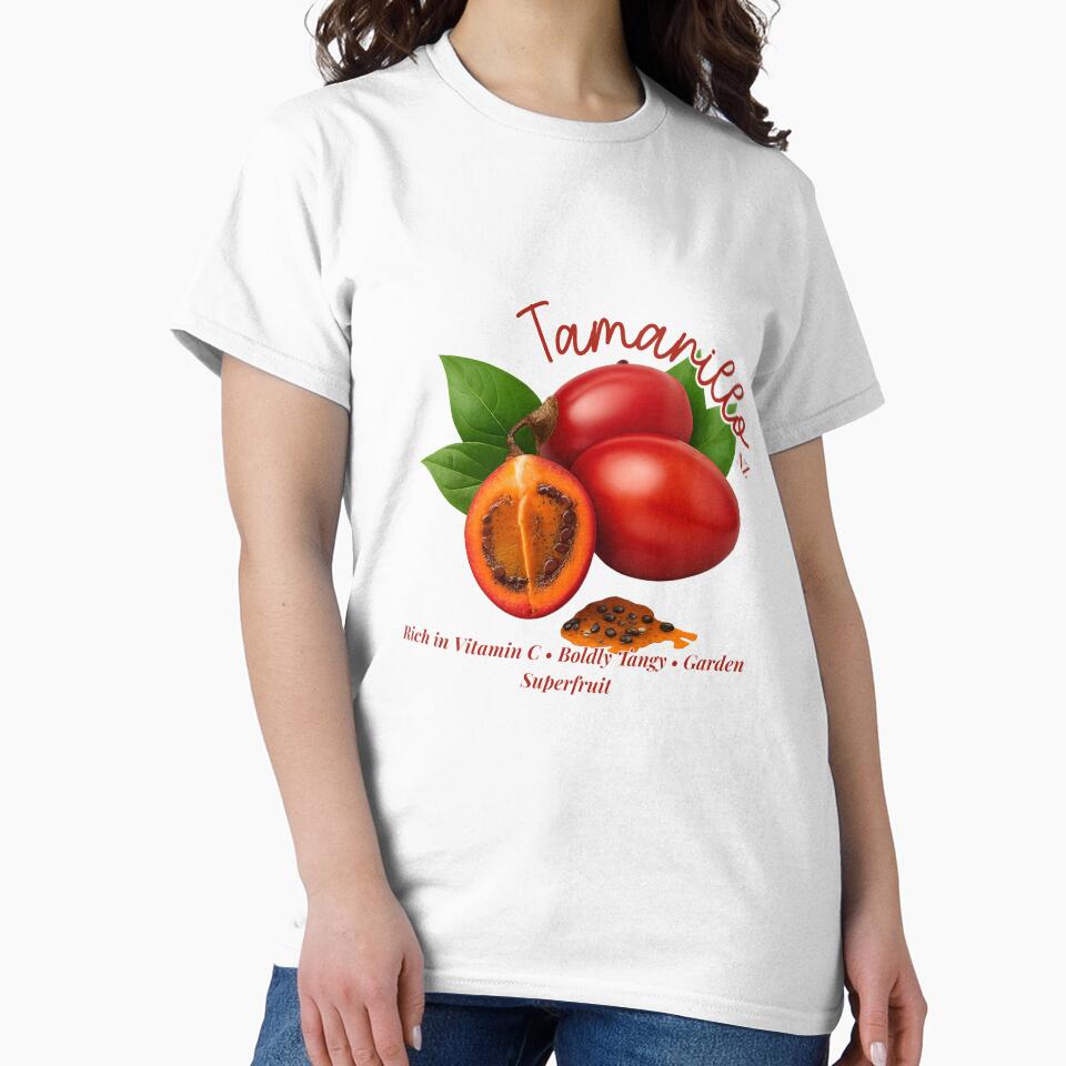 Tamarillo Fruitcore Retro Art Design by CottonandQuill