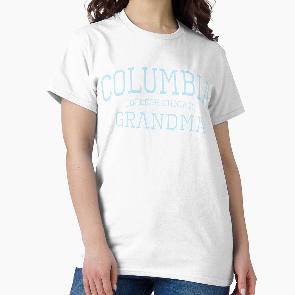 Columbia College Chicago Grandparent Grandma High Quality Print (Blue) by blomdel