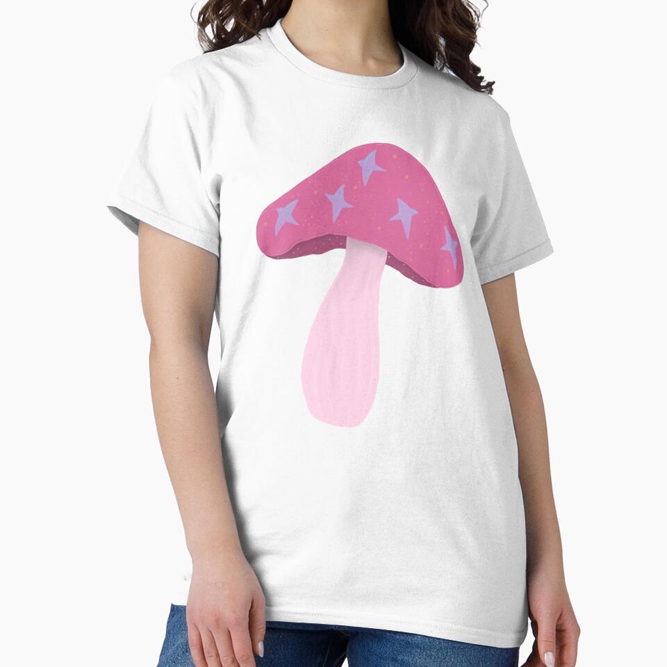 Pink Sparkle Shroom by designqween
