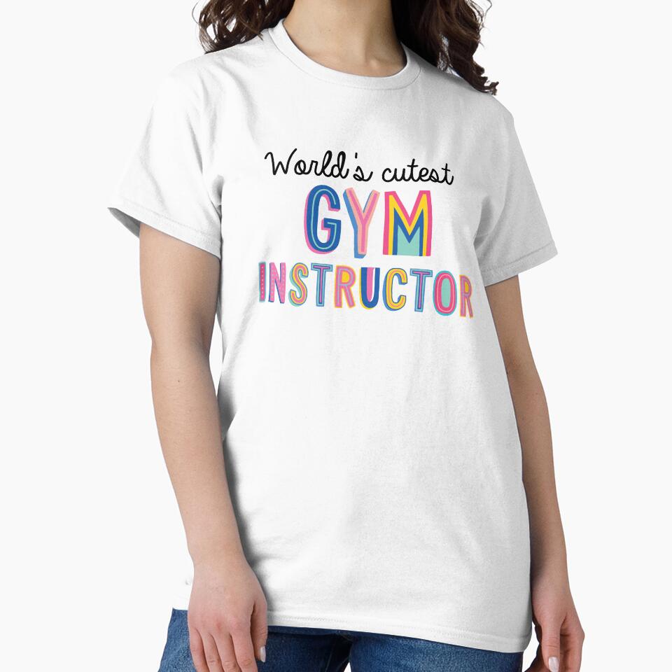 Gym Instructor Gifts | World's cutest Gym Instructor by betternotes