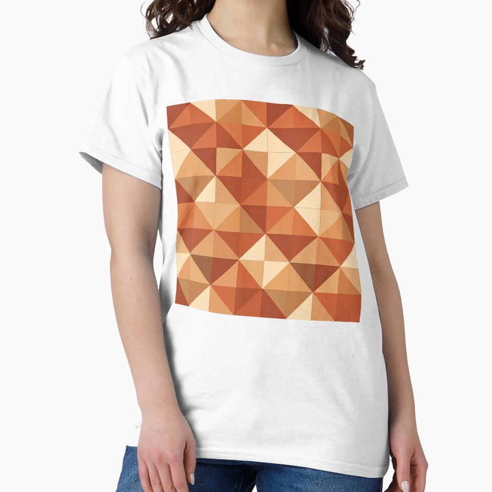 Modern Earthy Geometric Hexagon Seamless Pattern by Grainwork