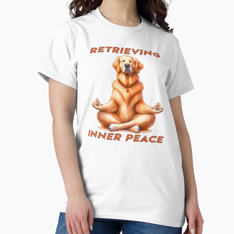 Golden Retriever Yoga - Retrieving Inner Peace by Mindful-Designs