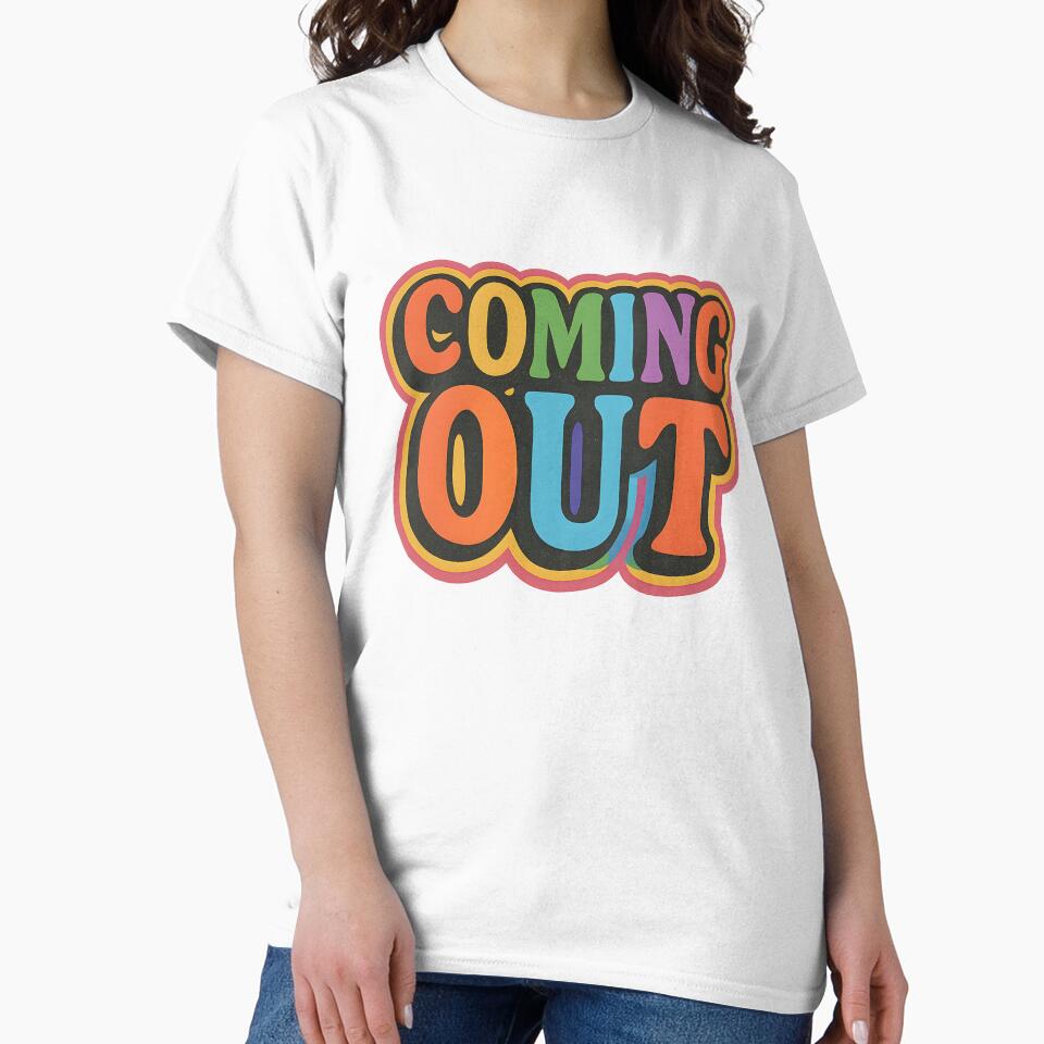 Coming Out – Bold Rainbow Typography by Haus Of Sin