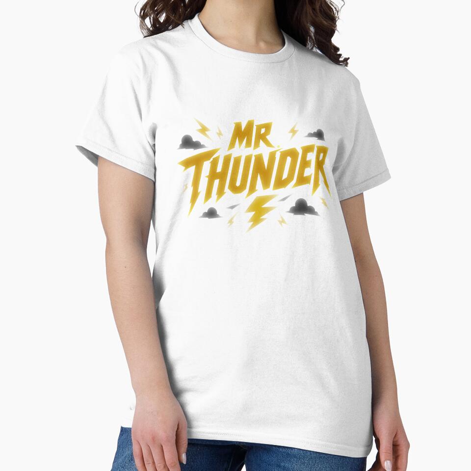 Mr. Thunder Lightning Typography by crackerflake
