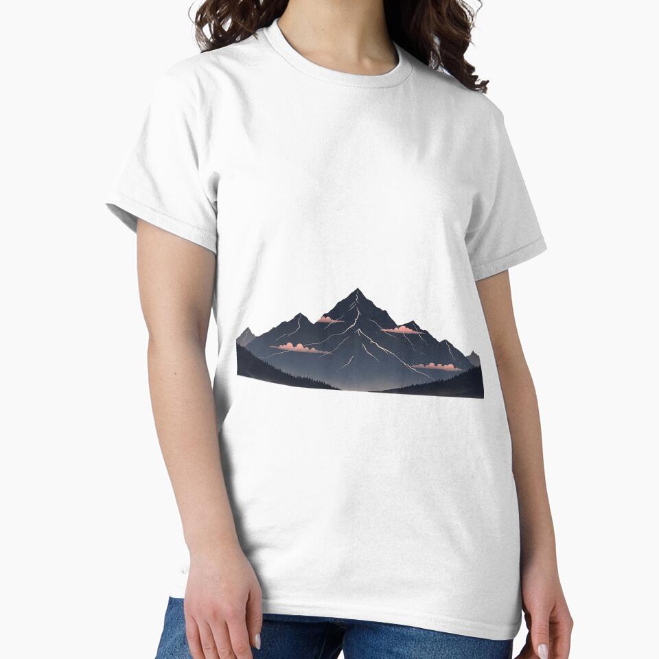 Minimal Mountain Landscape by Articooler