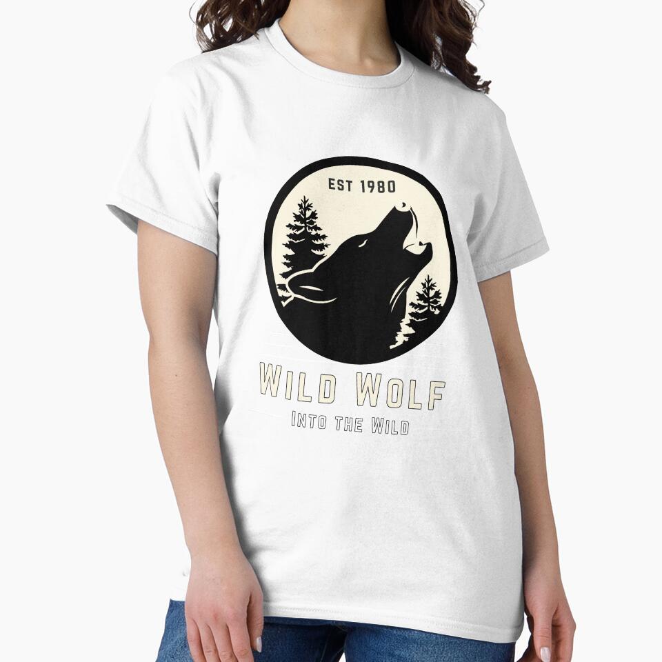 Wild Wolf Into The Wild - Est 1980 by mouad naouiri