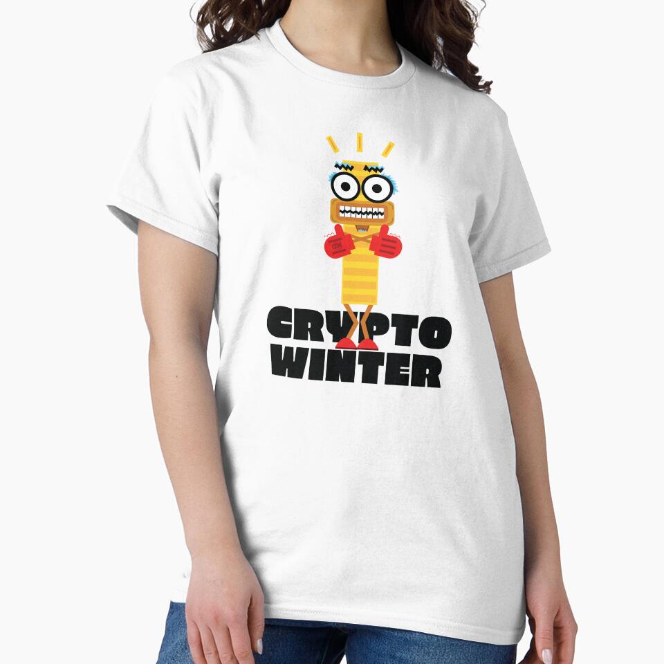 Crypto Winter Cold Cryptocurrency Alt Coin Funny LOL Freezing Bitcoin Doge Shib XRP by doseofwin