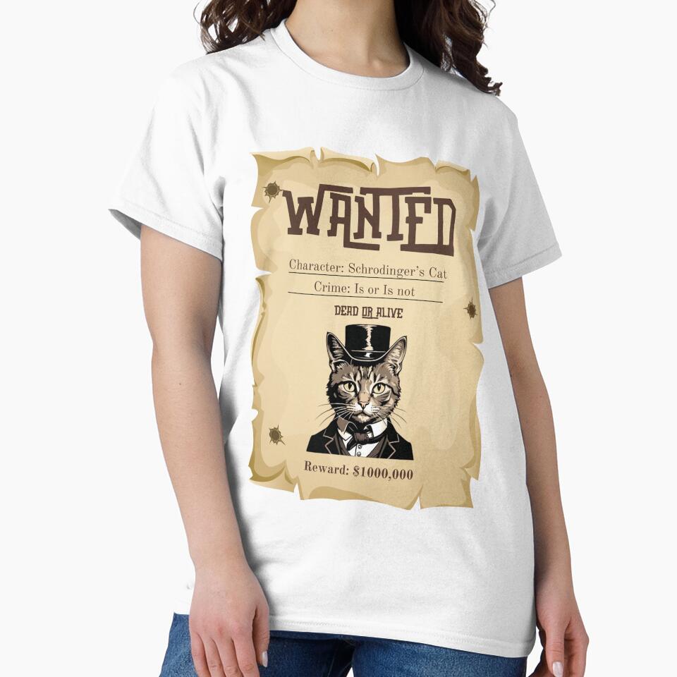 Wanted Dead Or Alive wild west Schrodinger's Cat by NebulaLabs