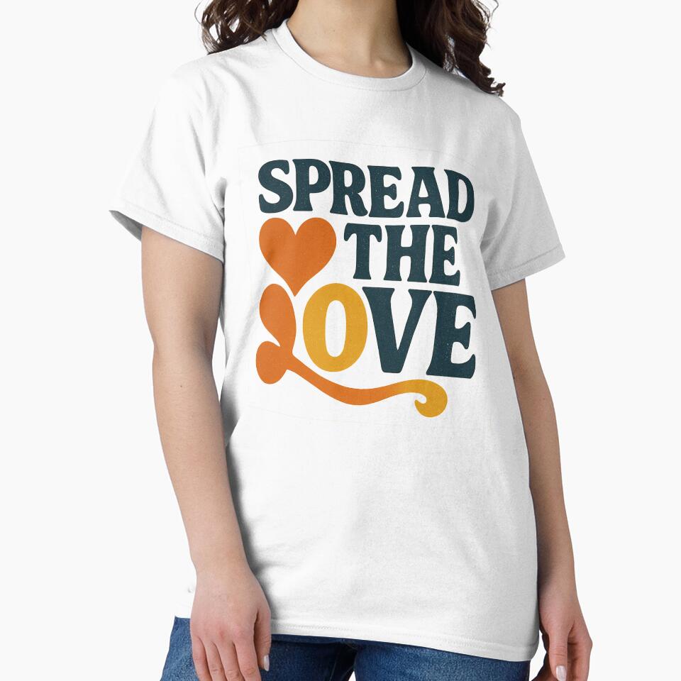Spread the Love - Retro 70s Valentine Typography by MKreative Studio