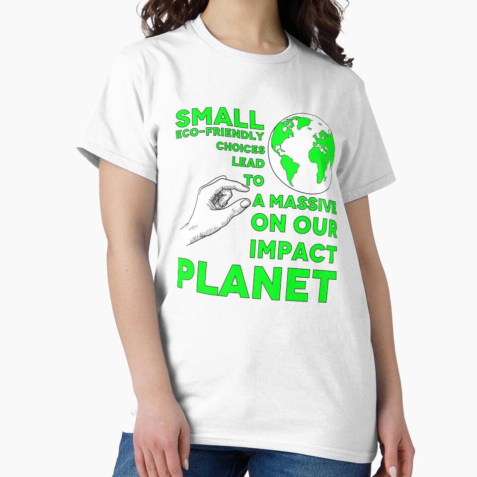 Small Eco-Friendly Choices Big Impact – Earth Sustainability Design by MONTRIS