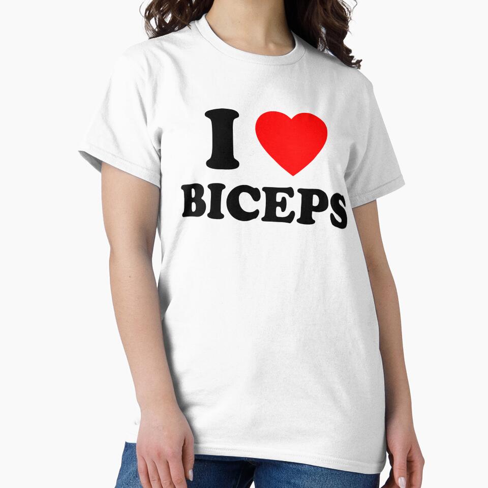 I Love Biceps Funny Girls Night Gym Gift by Guarddogdrive