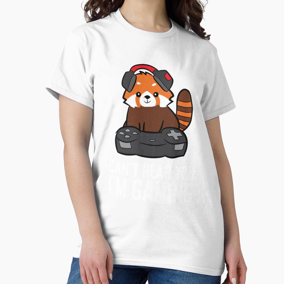 Red Panda Gaming Can't Hear You I'm Gaming Red Panda by taaddison50