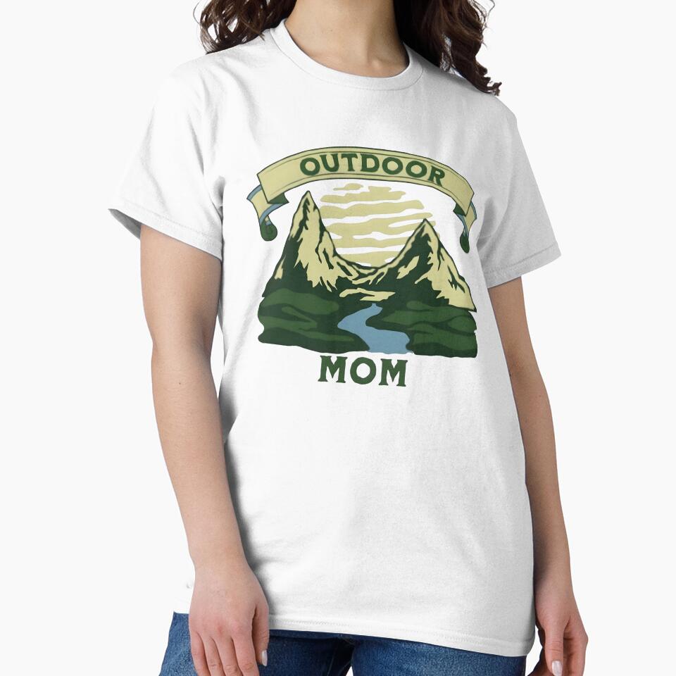 Outdoor mom, funny and cool nature lover by Merchattack