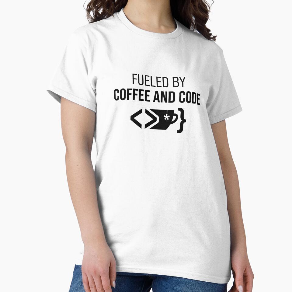 Fueled by Coffee and Code – Programmer Coffee Quote by DigitalKingClub