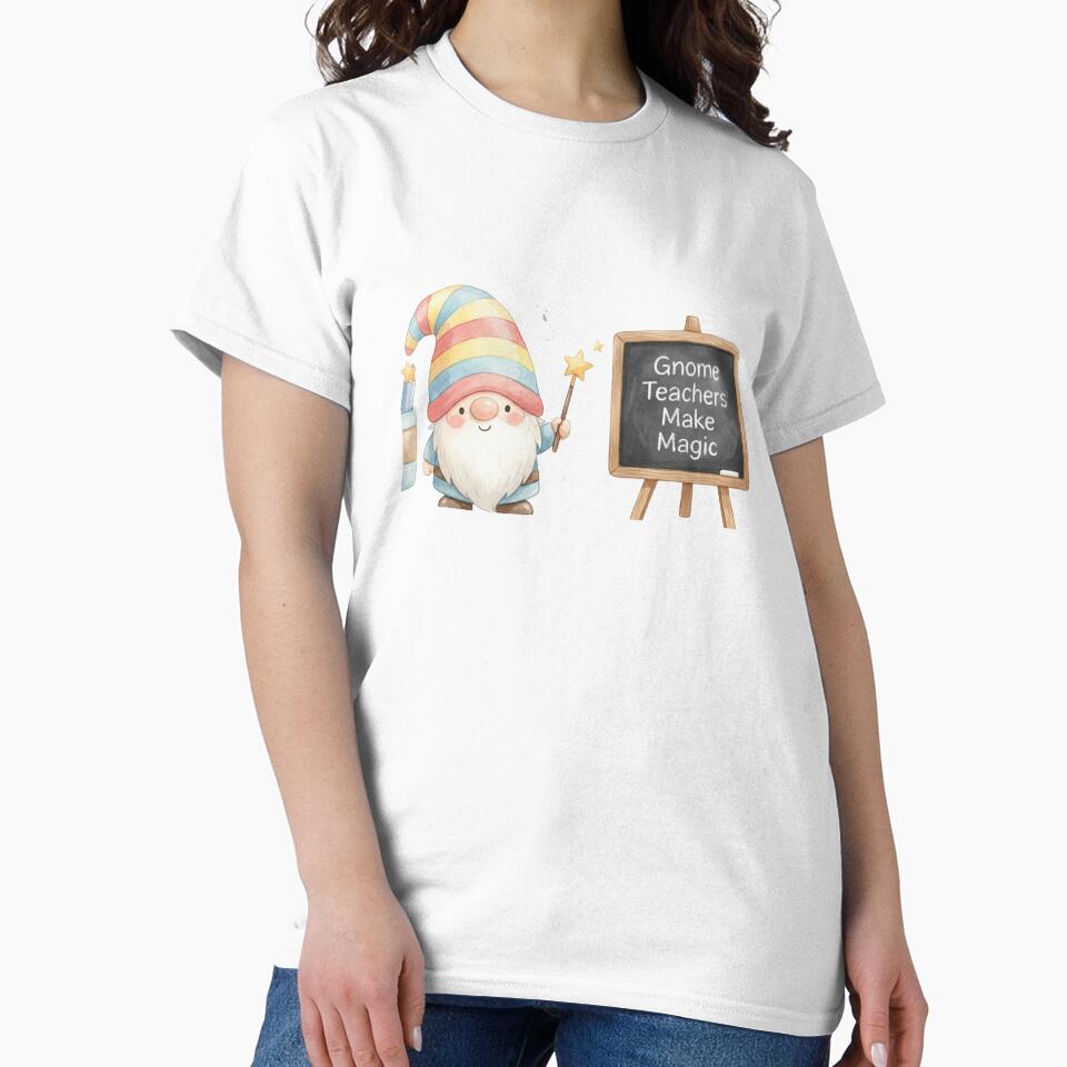 Gnome Teacher Magic – Cute Classroom Teaching Design by CuteOasis