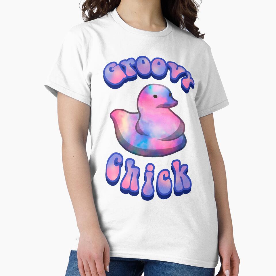 Groovy Chick - Tie Dye Marshmallow Peeps 70s Hippie by Zphal
