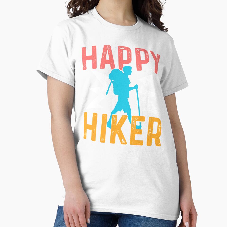 Hiking Happy Hiker by UnknownArtistt