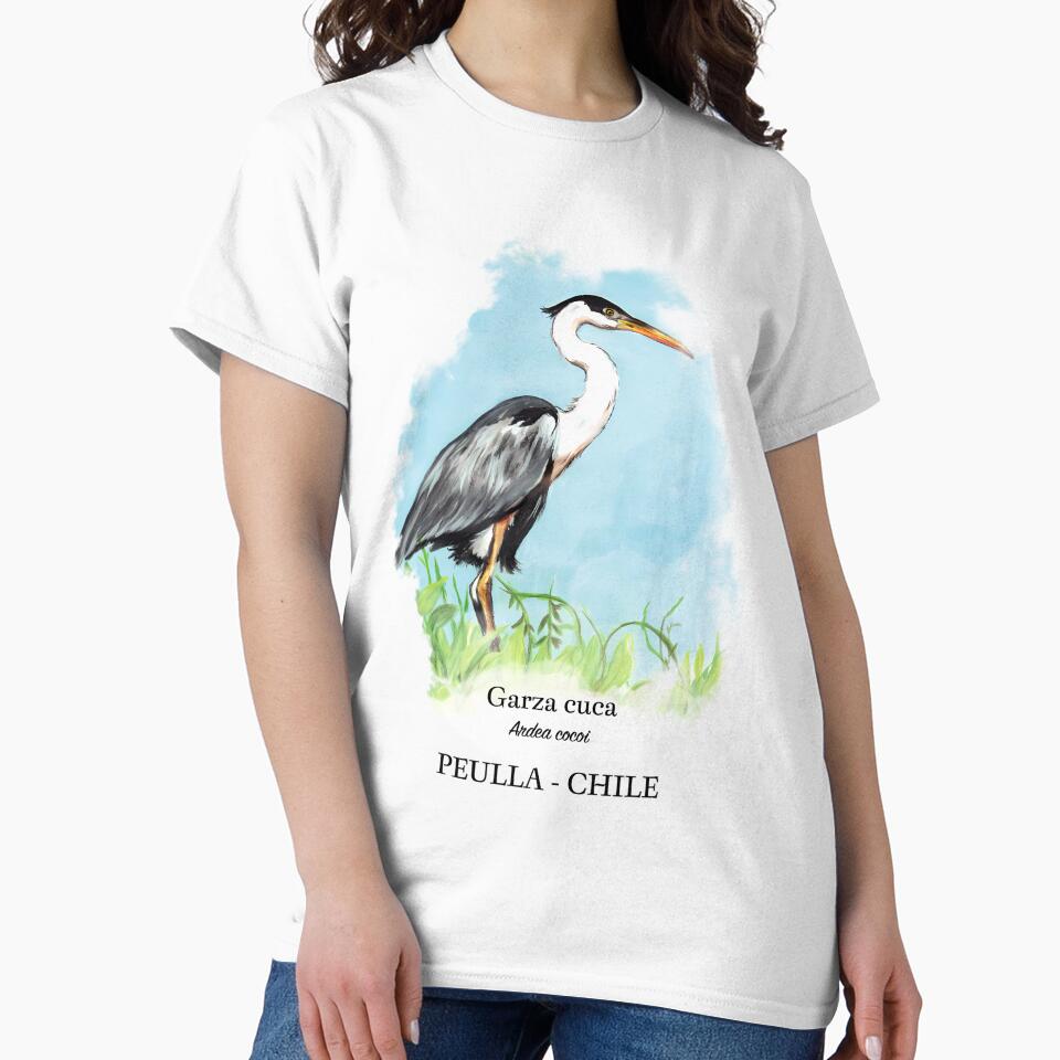 Cuca Heron - Chile by MangaCortaTees