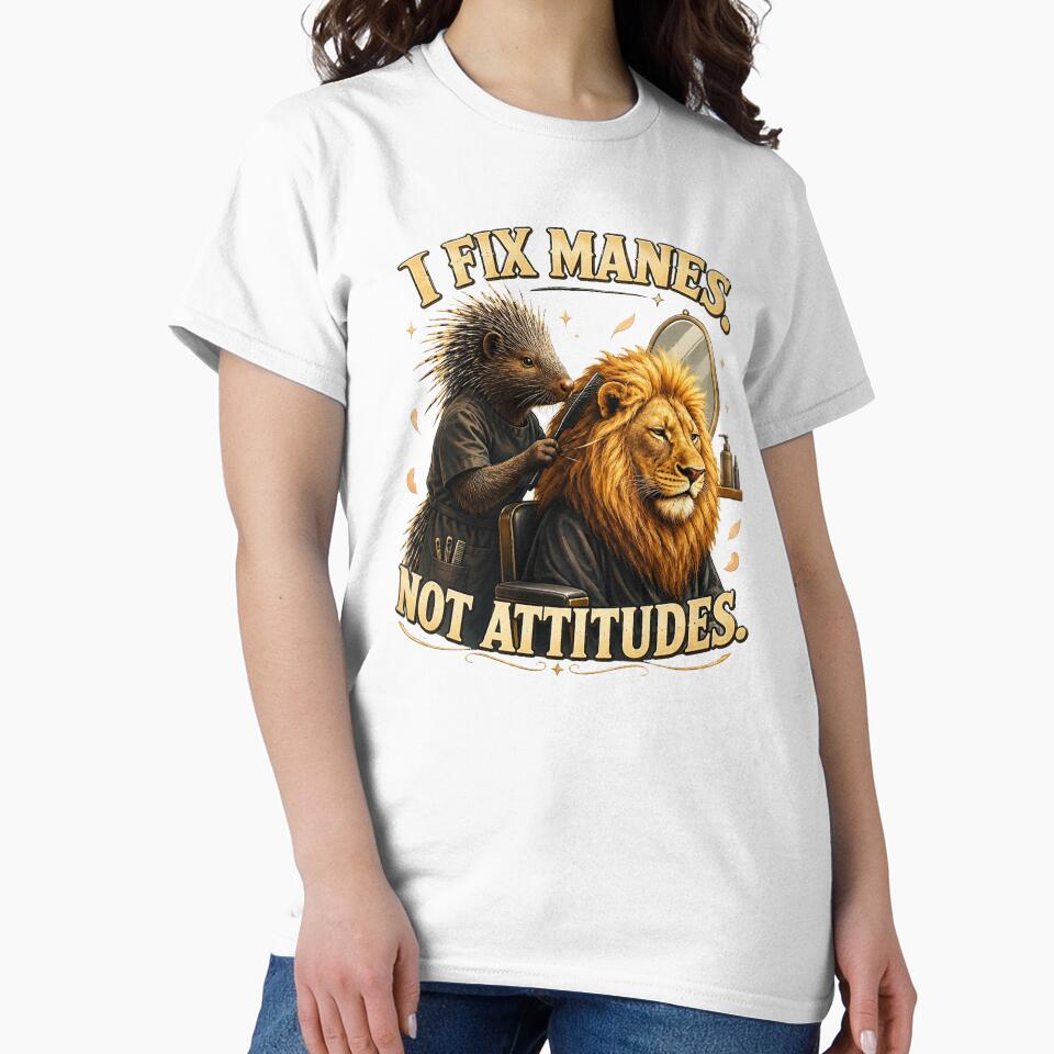 Funny Hairstylist Lion Gift by Gentlestate