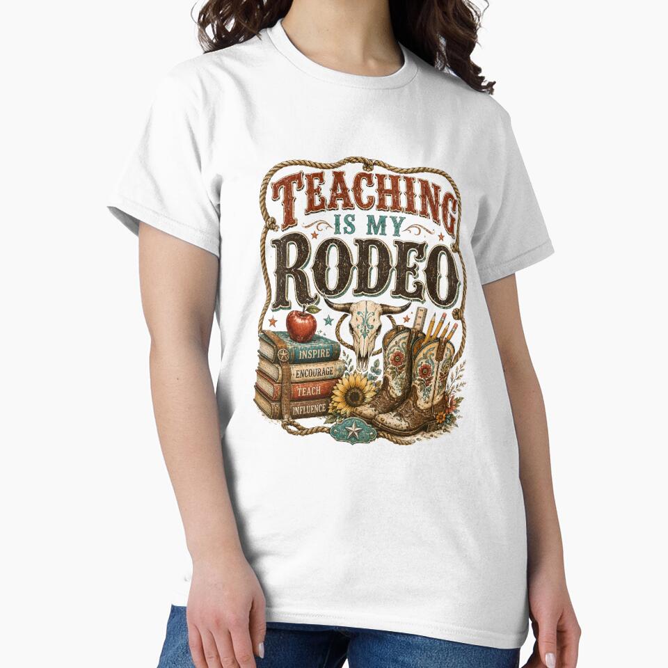 Teaching Is My Rodeo Western Teacher Pride by Chic_Clip_Craft
