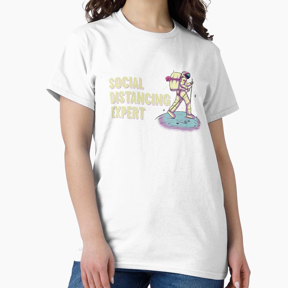 Social Distancing Expert Hiking Astronaut Spaceman by anziehend